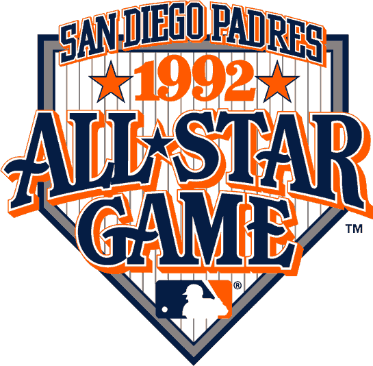 MLB All-Star Game 1992 Primary Logo iron on transfers for T-shirts